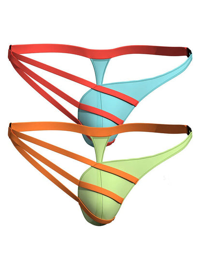 Men's Sexy Strappy Hollow Out Thong