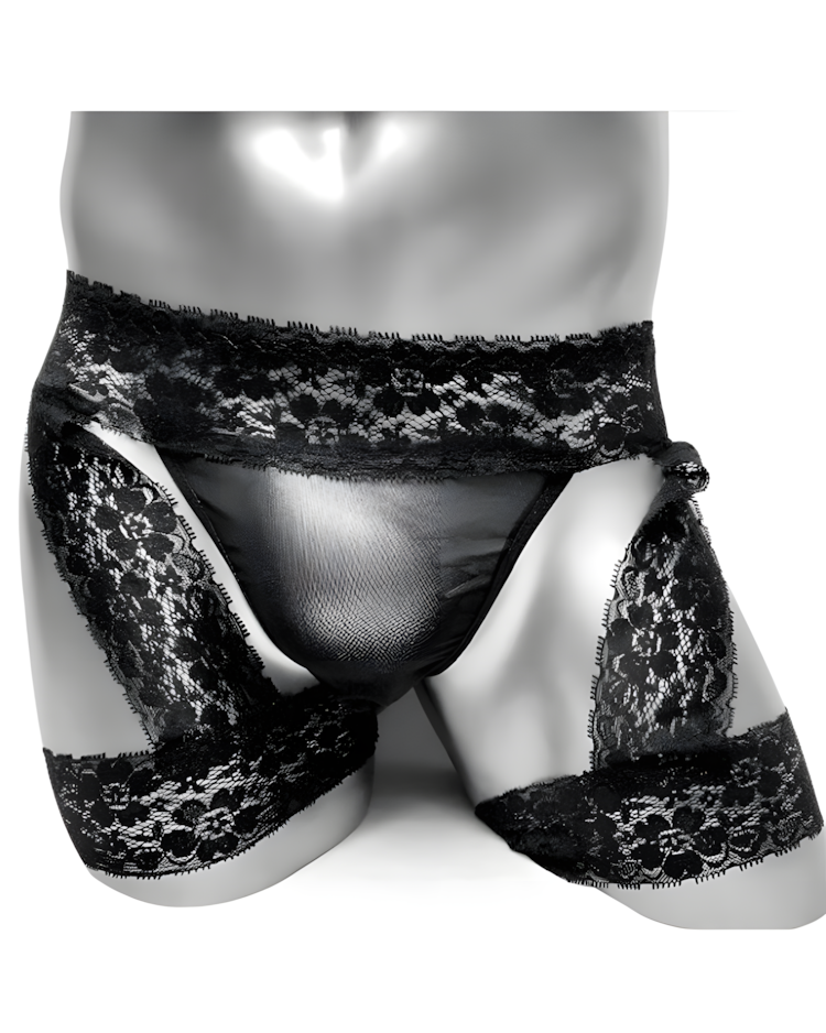 Men's Sexy Lace Thongs