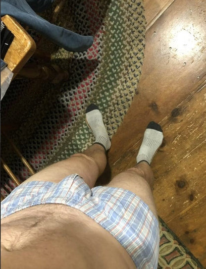 Men's Low Rise Plaid Lounge Boxers