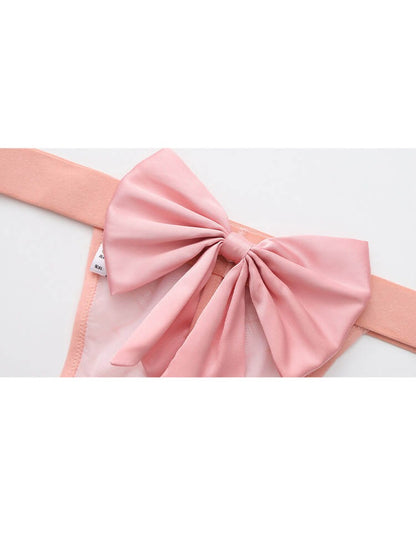 Pink Surrender Oversized Bow-Back G-String
