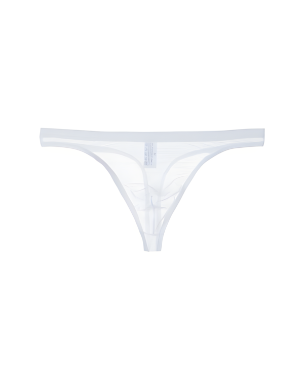 Men's Ultra-Thin Sheer Mesh Low Rise Thong