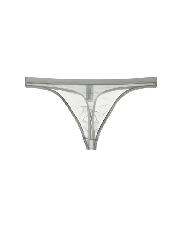 Men's Ultra-Thin Sheer Mesh Low Rise Thong