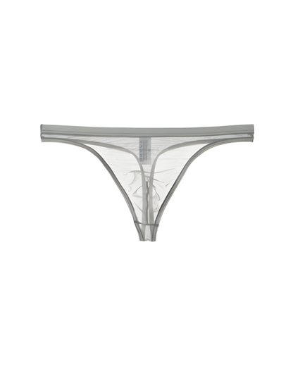 Men's Ultra-Thin Sheer Mesh Low Rise Thong