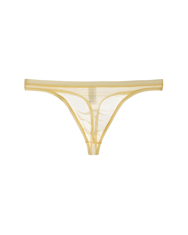 Men's Ultra-Thin Sheer Mesh Low Rise Thong