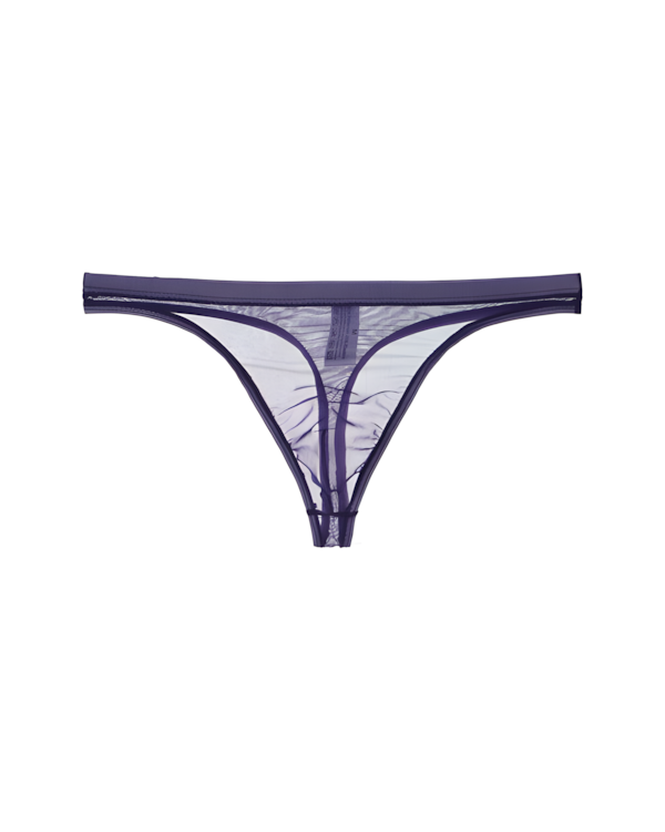 Men's Ultra-Thin Sheer Mesh Low Rise Thong