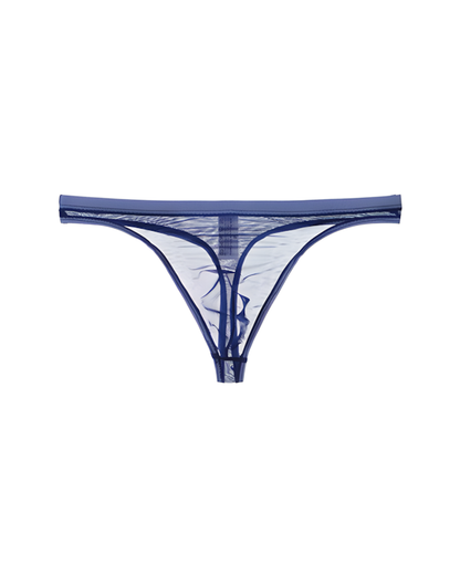 Men's Ultra-Thin Sheer Mesh Low Rise Thong
