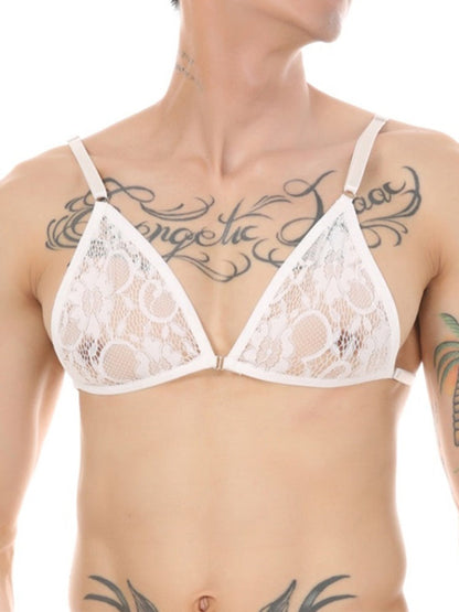 Men's Sexy Lace Bikini Lingerie Set