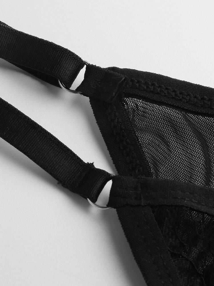 Men's Sexy Lace Bikini Lingerie Set