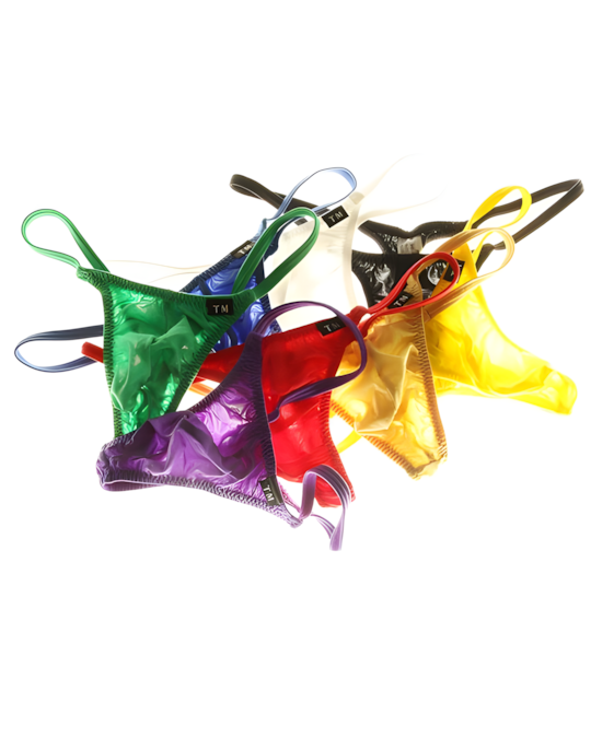 Men's Sexy Micro G-String Elastic Nylon Thong Underwear