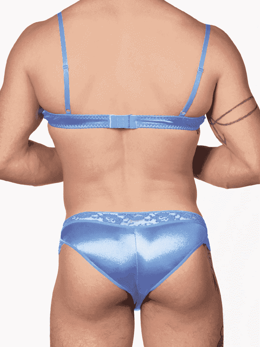 Luxe Satin Bra for Men - QQNY016