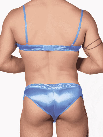 Luxe Satin Bra for Men - QQNY016