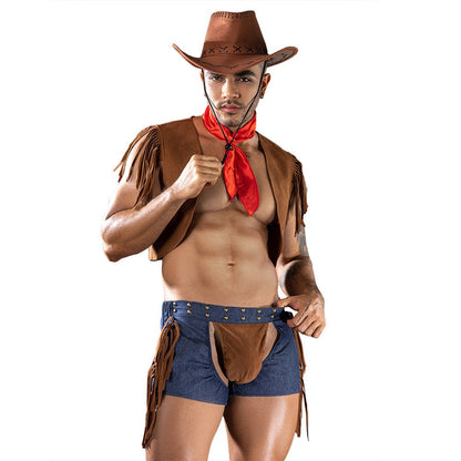 Man Sexy Erotic Cowboy Suit - ZF030