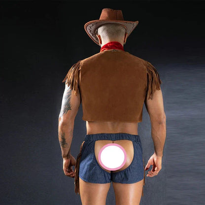 Man Sexy Erotic Cowboy Suit - ZF030