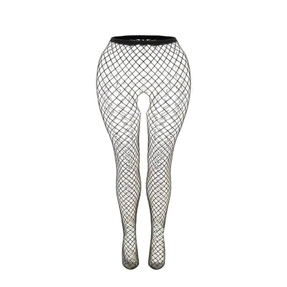 Men High Waist Fishnet Pantyhose - CW033