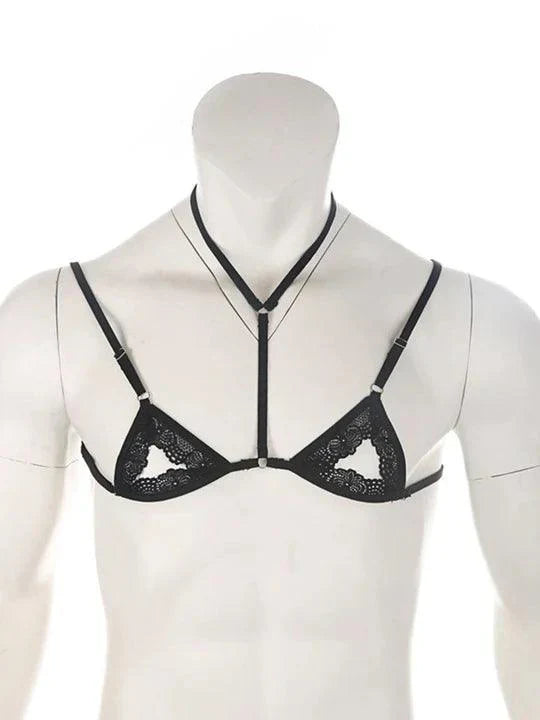 Men's Adjustable Breastless Bra - QQNY010