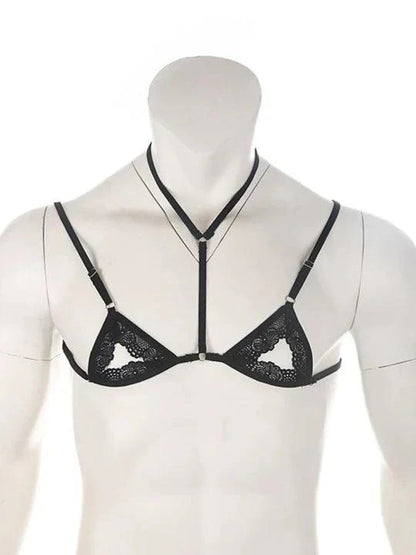 Men's Adjustable Breastless Bra - QQNY010