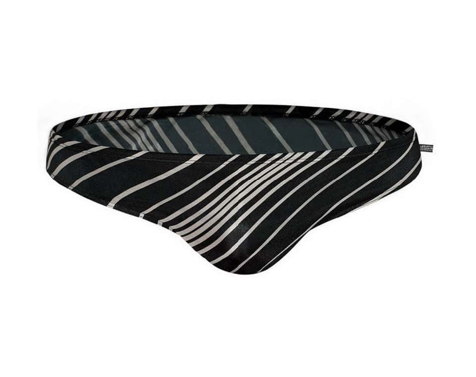 Men's Aquatic Rhythms Striped Swim Briefs - YK019