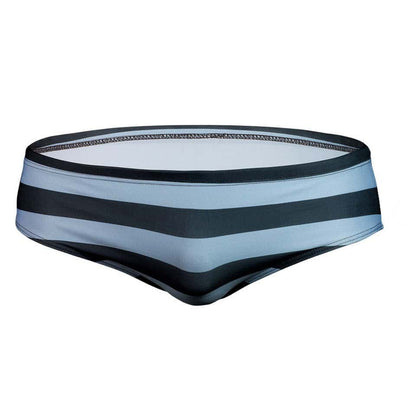 Men's Aquatic Rhythms Striped Swim Briefs - YK019