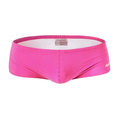 Men's Aquatic Rhythms Striped Swim Briefs - YK019