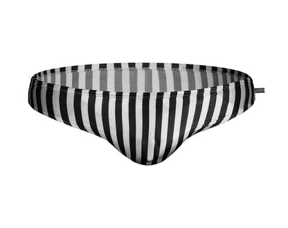 Men's Aquatic Rhythms Striped Swim Briefs - YK019