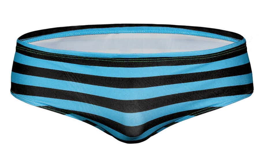 Men's Aquatic Rhythms Striped Swim Briefs - YK019