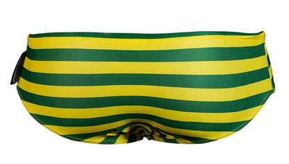 Men's Aquatic Rhythms Striped Swim Briefs - YK019