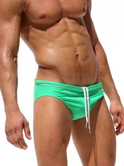 Men's Bikini Beach Fashion Swim Briefs - YK057