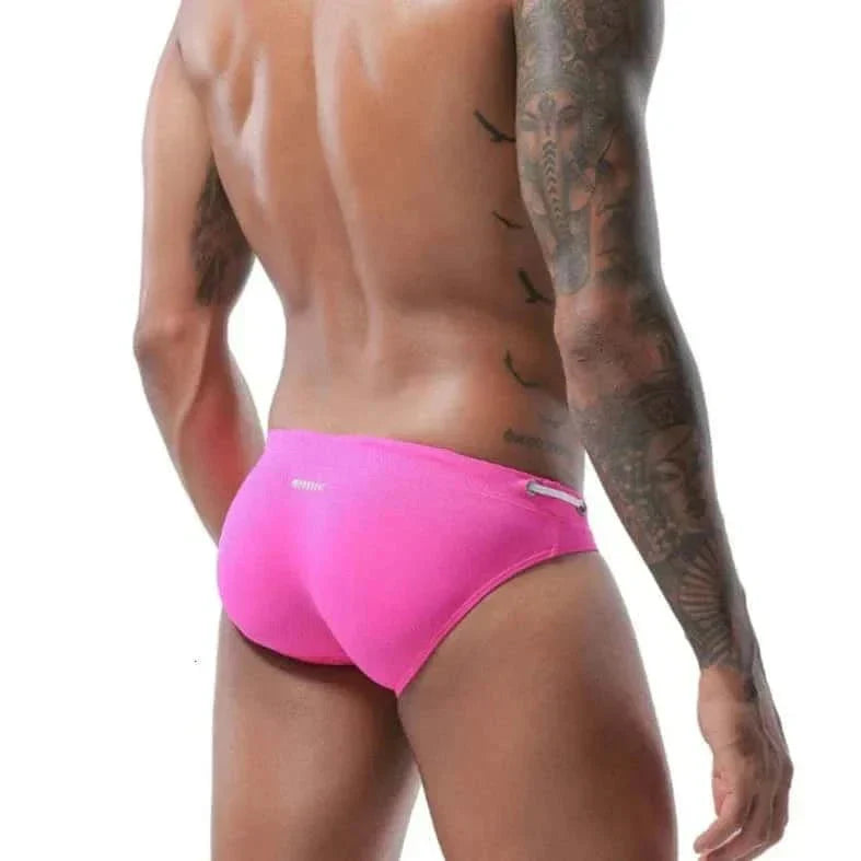 Men's Bold Bowtie Swim Briefs - YK045