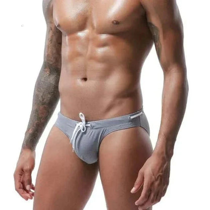 Men's Bold Bowtie Swim Briefs - YK045