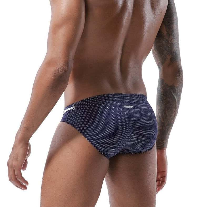Men's Bold Bowtie Swim Briefs - YK045