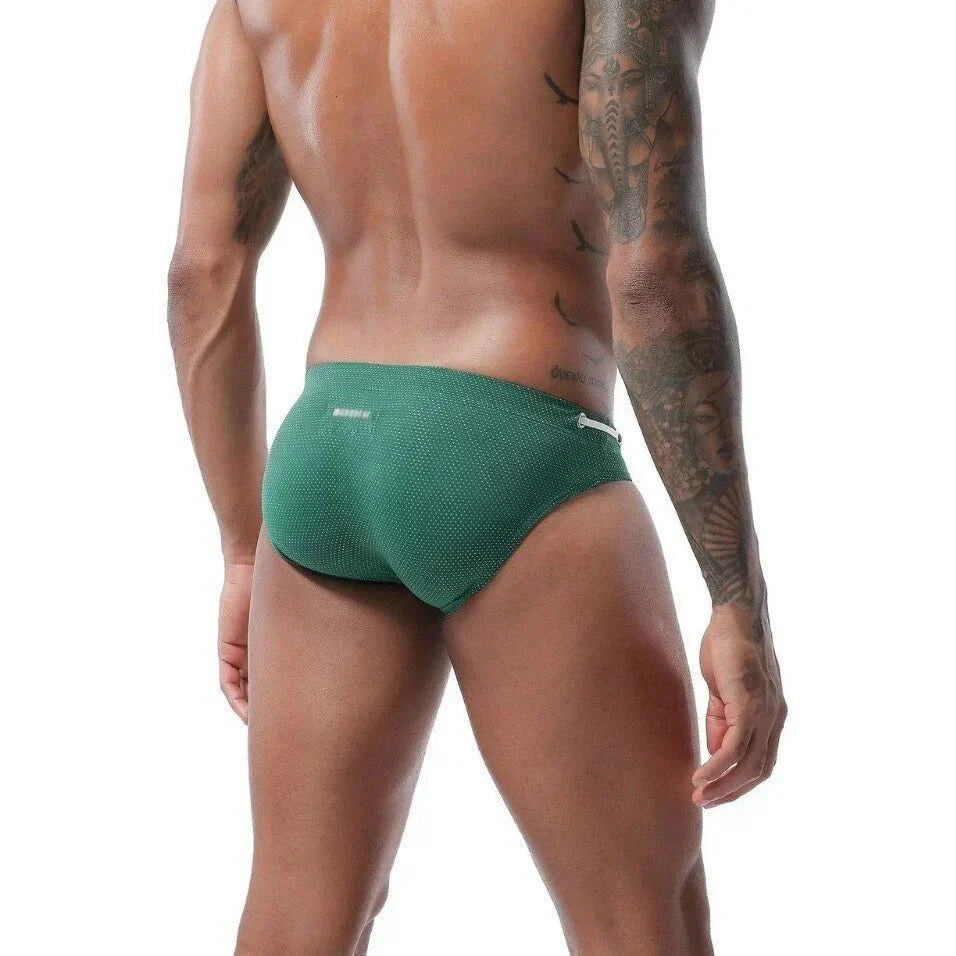 Men's Bold Bowtie Swim Briefs - YK045