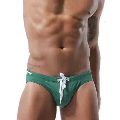 Men's Bold Bowtie Swim Briefs - YK045