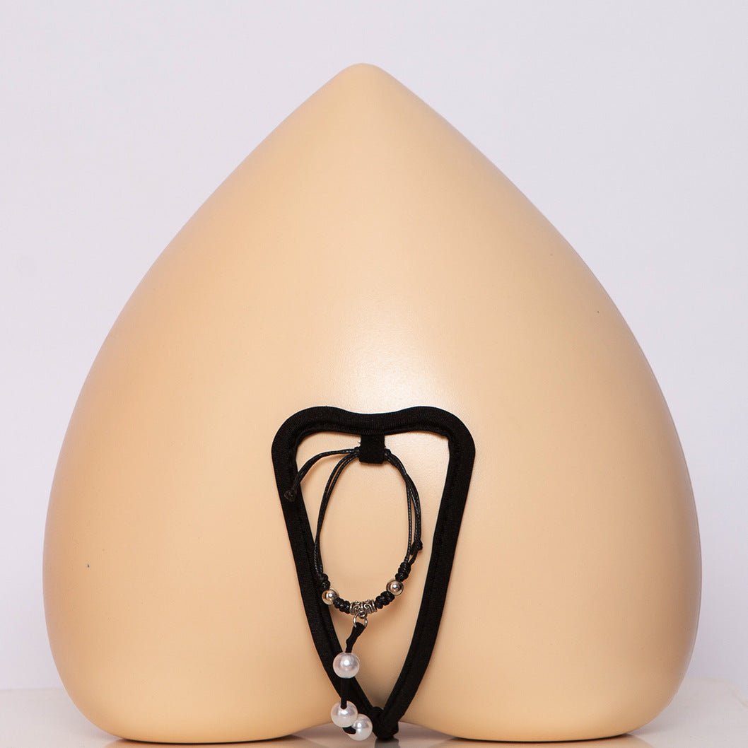 Men's C-string with pearls - CS021