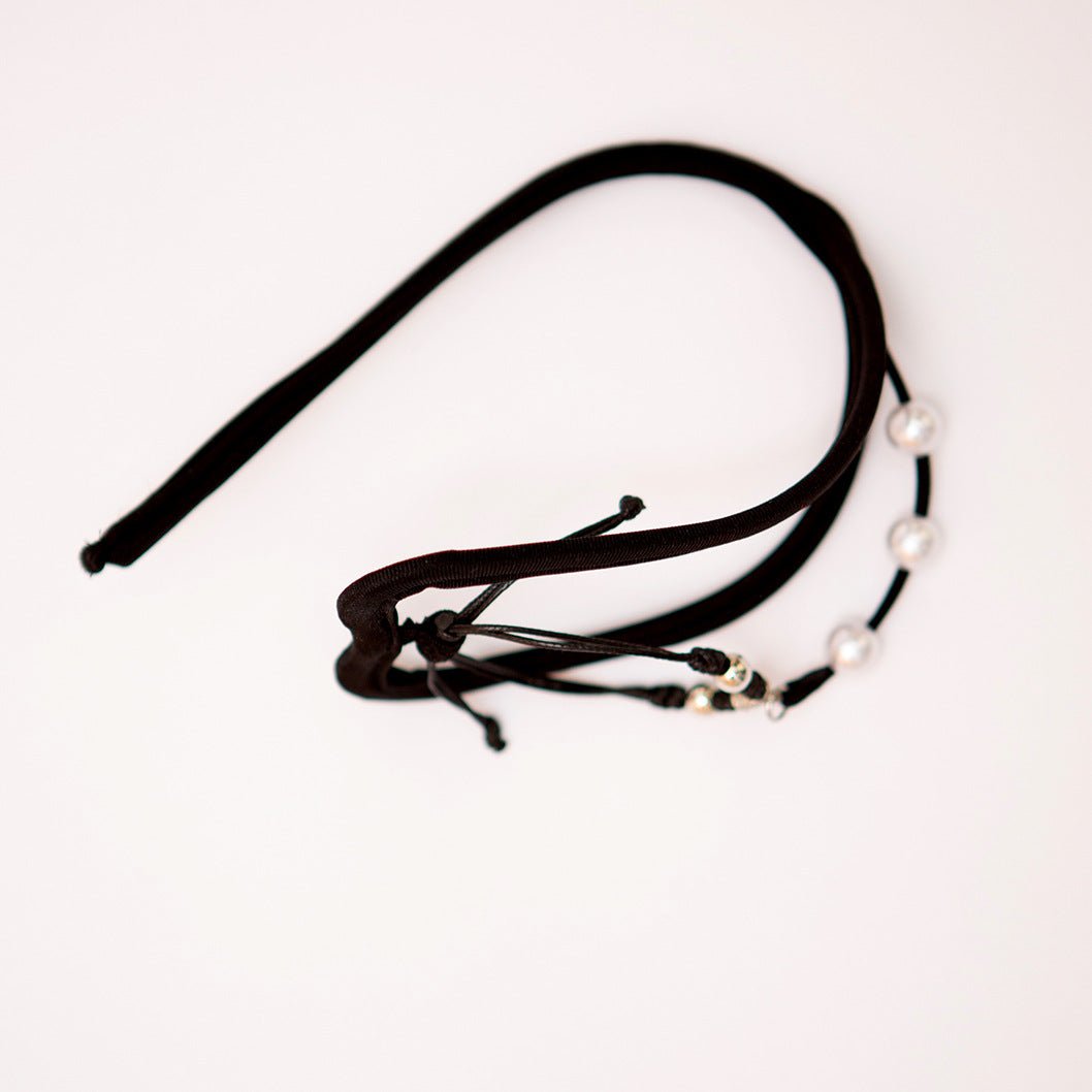 Men's C-string with pearls - CS021
