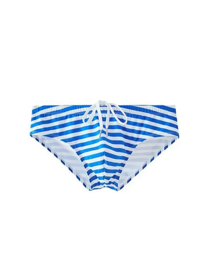 Men's Casual Striped Swim Briefs - YK050