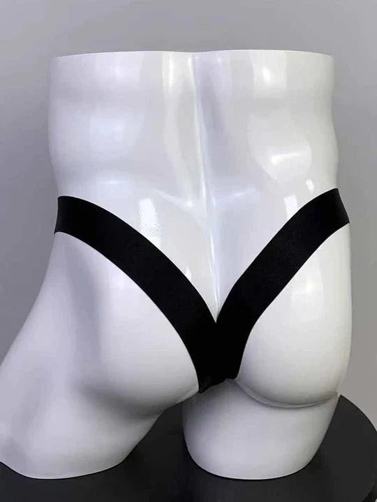 Men's Colorblocked Ice Silk Jockstrap - HDZ008