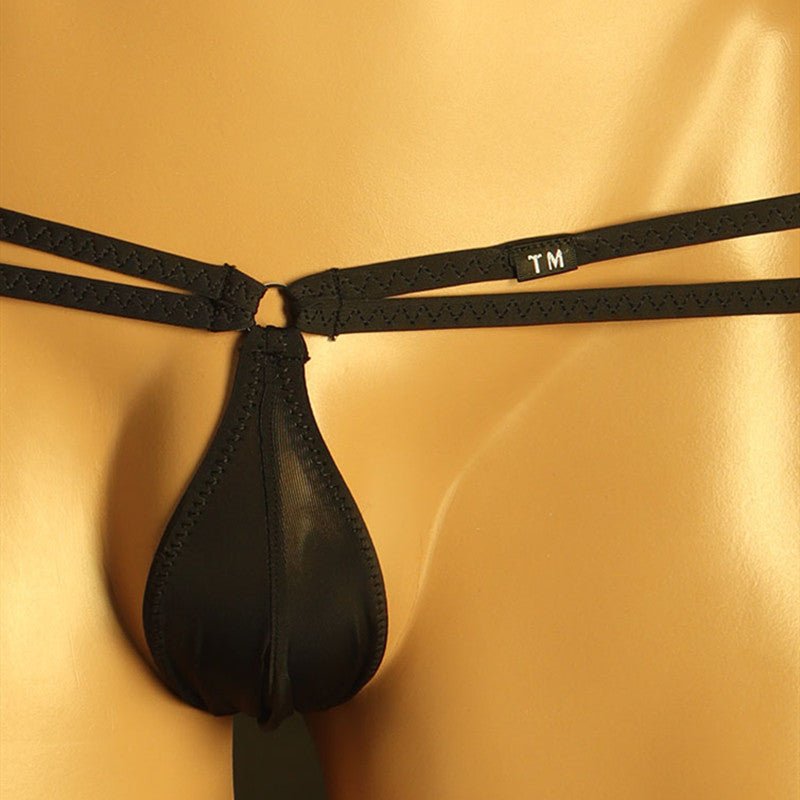Men's Cooling Thong - Double Waistband & Steel Ring Design - DZK025