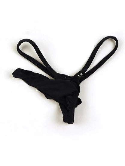 Men's Cotton Elephant Trunk Bulge-enhancing Thong - DZK046