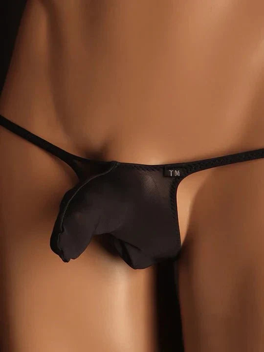 Men's Cotton Elephant Trunk Bulge-enhancing Thong - DZK046