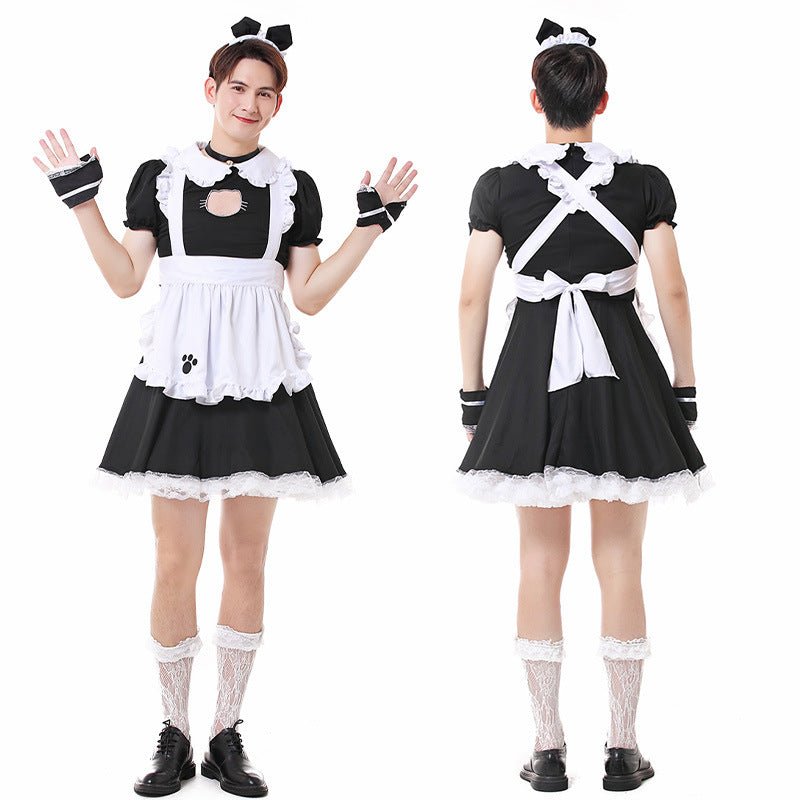 Men's Cute Cat Maid Costume - ZF004