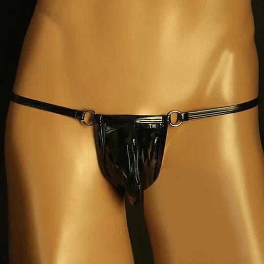 Men's Elastic Leather Thong - GZK023