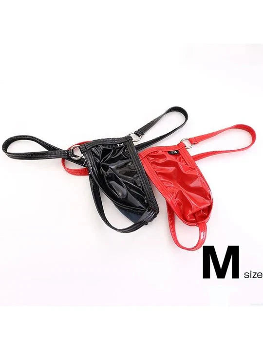 Men's Elastic Leather Thong - GZK023