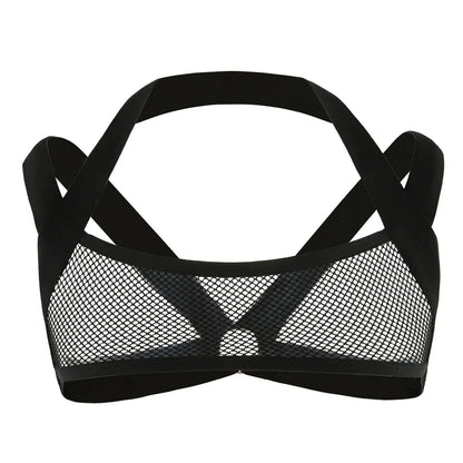 Men's Elastic Mesh Chest Harness - CT002