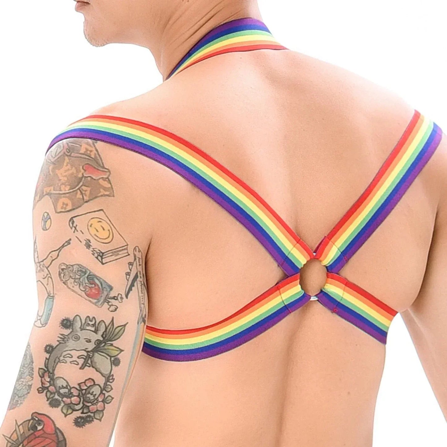 Men's Elastic Mesh Chest Harness - CT002