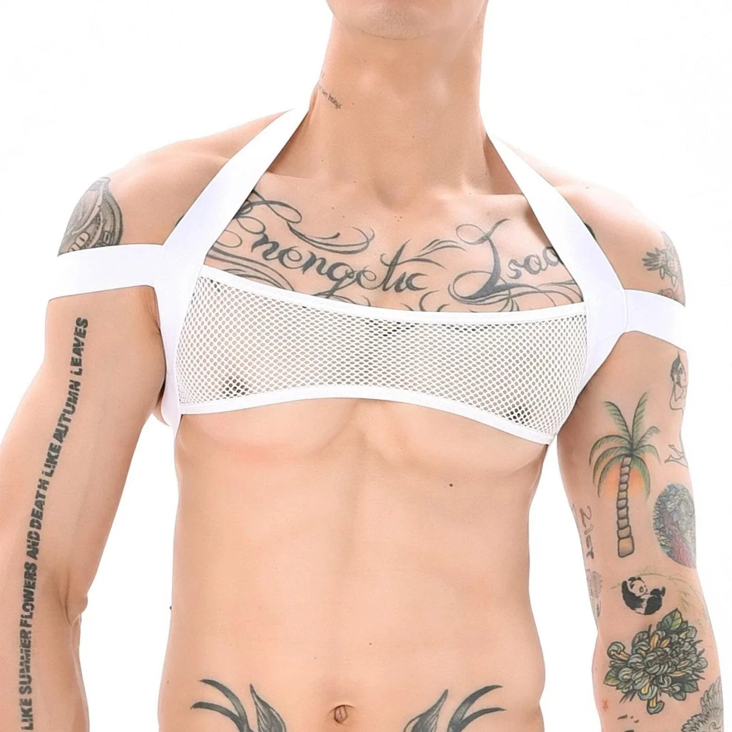 Men's Elastic Mesh Chest Harness - CT002