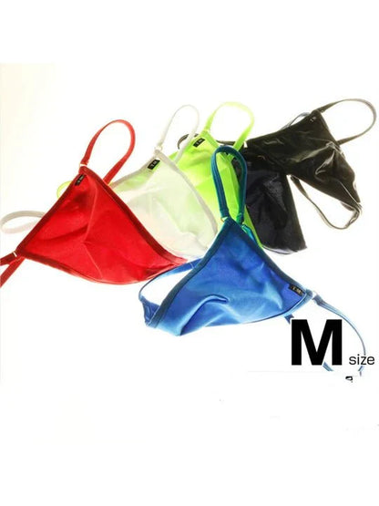 Men's Elephant Trunk Pouch Thin Strap Thong - GZK020