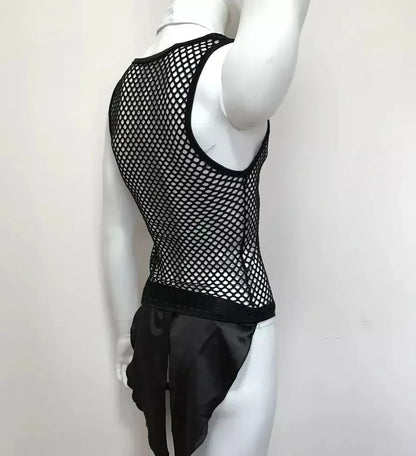 Men’s Erotic Waiter Cosplay Lingerie Set - ZF027