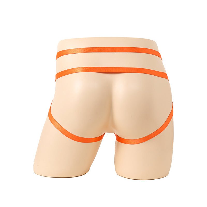 Men’s Fancy Metal O-Ring Thongs - GZK035