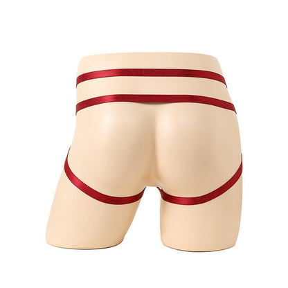 Men’s Fancy Metal O-Ring Thongs - GZK035
