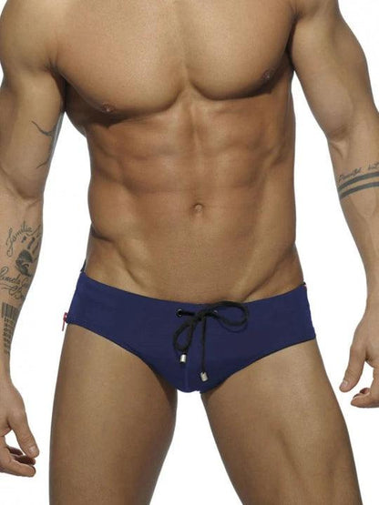 Men's Fashion Side Zip Swim Briefs - YK005